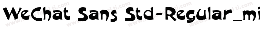 WeChat Sans Std-Regular_mianfeiziti字体转换